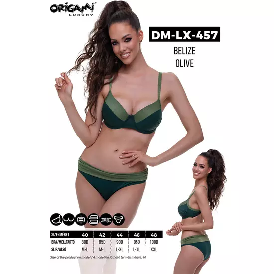 Origami bikini BELIZE OLIVE DM-LX-457 bikini