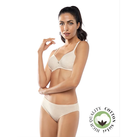 SIELEI Natural Cotton 1452 merevítő nélküli melltartó