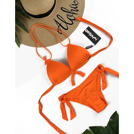Star Neon Orange P-LTD-393 Origami Bikini