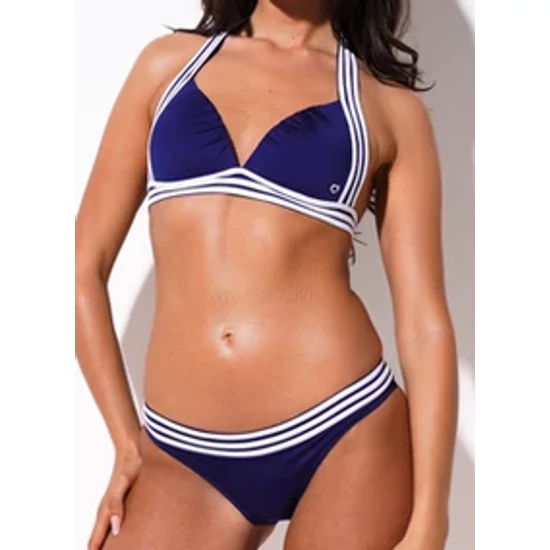 POPPY Runway bikini - SÖTÉTKÉK-FEHÉR