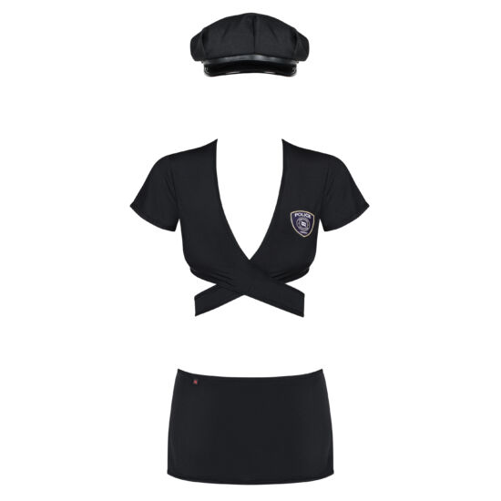 POLICE Uniform 4 részes erotikus jelmez