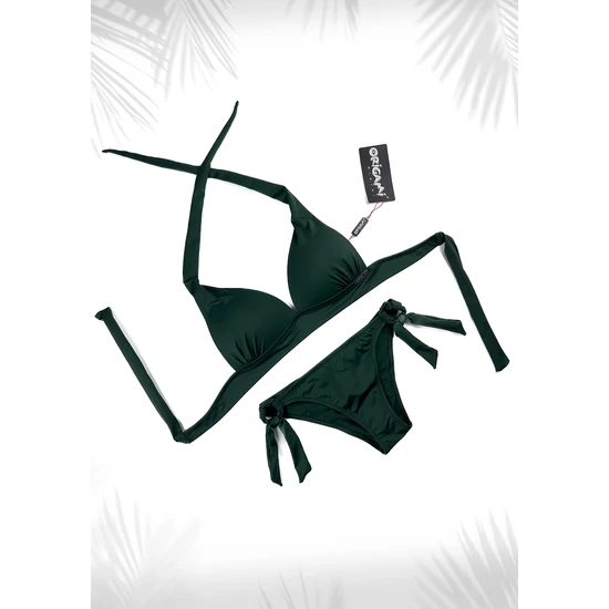 Tenerife Forest Green P-616 Origami Bikini