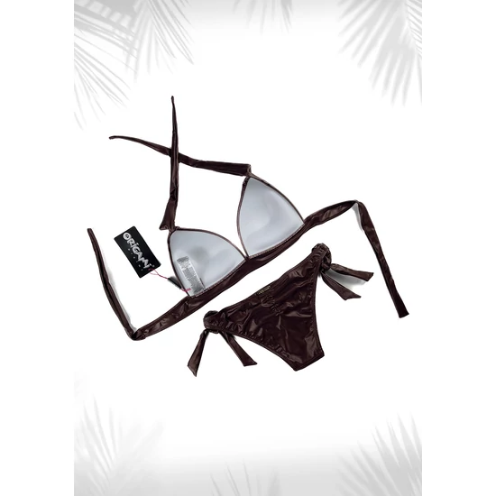 Tenerife Shiny Bronze P-613 Origami Bikini