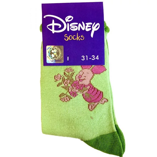 Disney Malackás gyerek zokni - ZÖLD