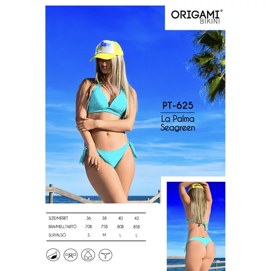 La Palma Seagreen PT-625 Origami Bikini