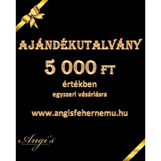 ajandekutalvany-5000ft-ertekben