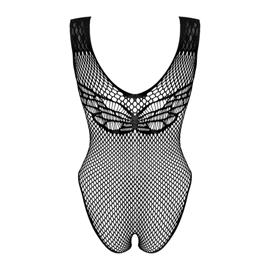 LORI Black fehérnemű, szexi nyitott body