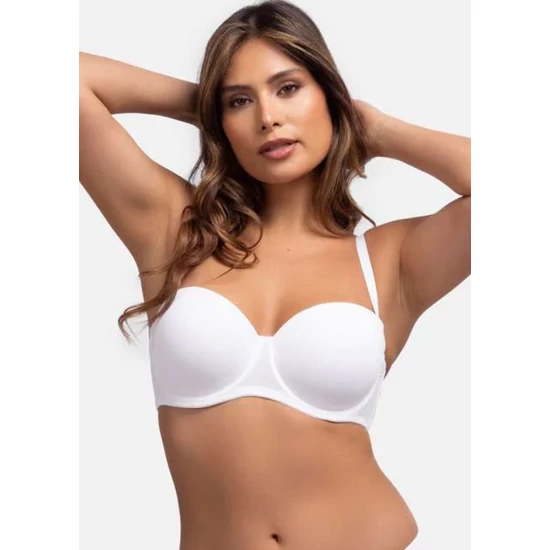 DORINA Michelle levehető pántos, előformázott melltartó - FEHÉR