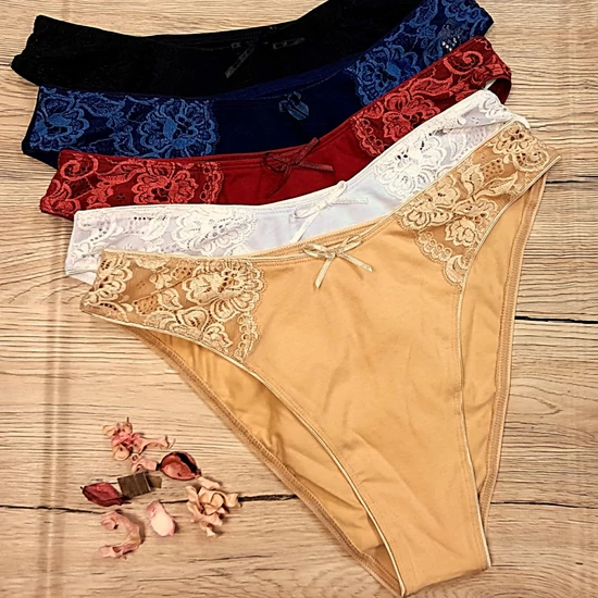 TURBO keskenyoldalú, magasállású csipkés alsó