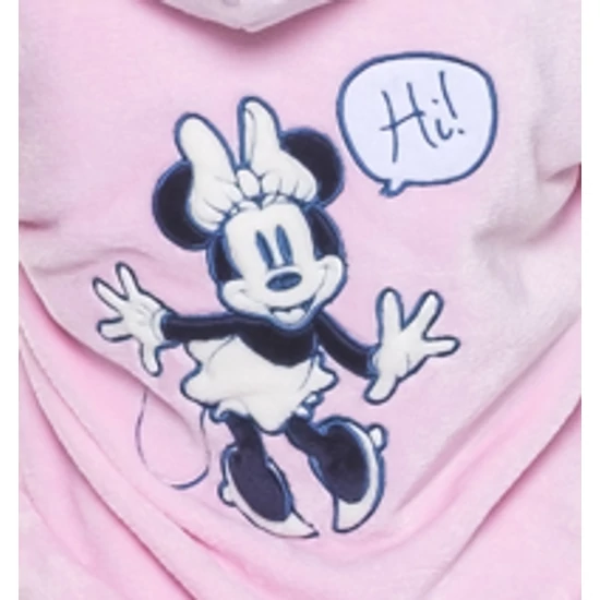 POPPY DK MINNIE HI hímzett köntös - rózsa-sötétkék