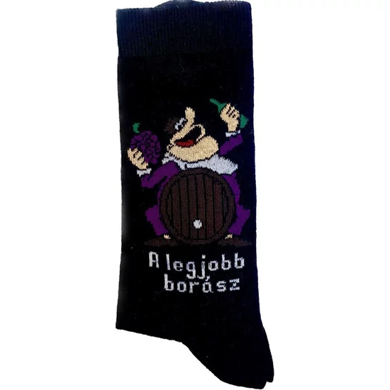 VICCES - LEGJOBB BORÁSZ - feliratú bokazokni