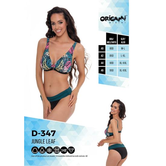Jungle Leaf D-347 Origami Bikini