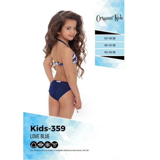 Love Blue Kids-359 Origami Bikini 