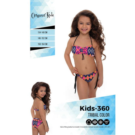 Tribal Color Kids-360 Origami Bikini 