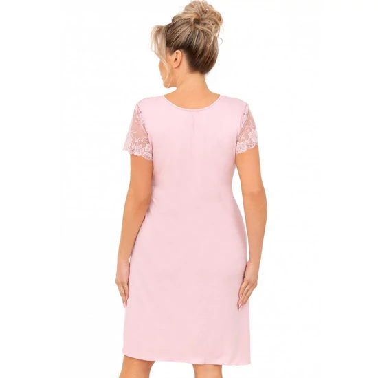 LIVIA Plus Rózsaszín Exclusive hálóing