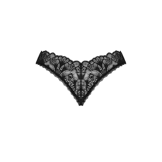 DONNA DREAM LUXURY Black szexi nyitott tanga