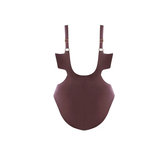 ROMA 9 Brown Luxury egyrészes fürdőruha, trikini