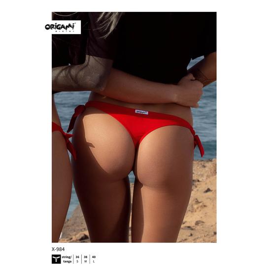 ORIGAMI BIKINI X-984 tanga alsó - PIROS