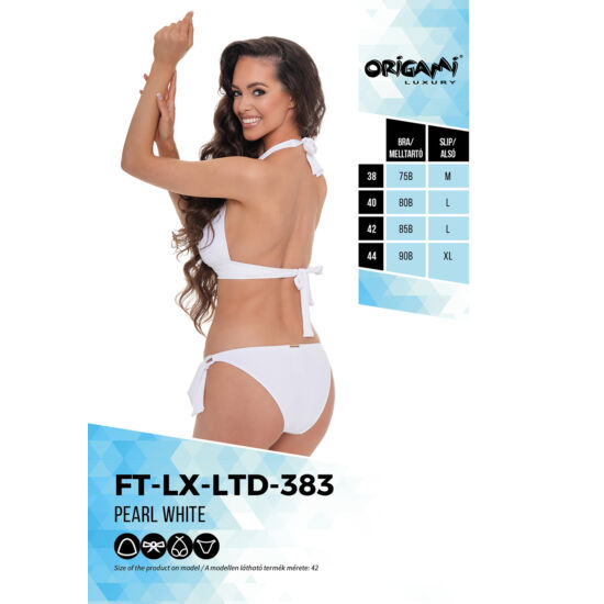 Pearl White FT-LX-LTD-383 Origami Bikini