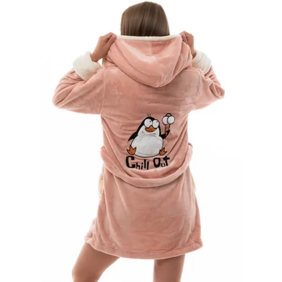 POPPY DK Pingvin köntös - púderbarack - ekrü