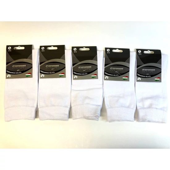 SZUNTEX 100% Orrvarrás nélküli pamut bokazokni - 36-től-46-ig - 3690Ft/5 pár!!!