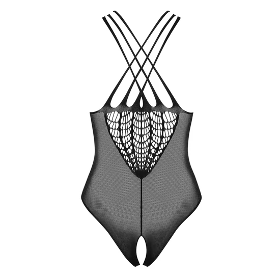 B118 BLACK fehérnemű, szexi nyitott body