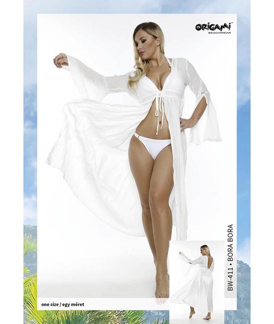 ORIGAMI BIKINI BW-411 Bora Bora White strandruha ORIGAMI BIKINI BW-411 Bora Bora White strandruha