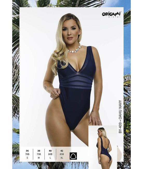 ORIGAMI BIKINI Oahu Navy BY-409 ORIGAMI BIKINI Oahu Navy BY-409