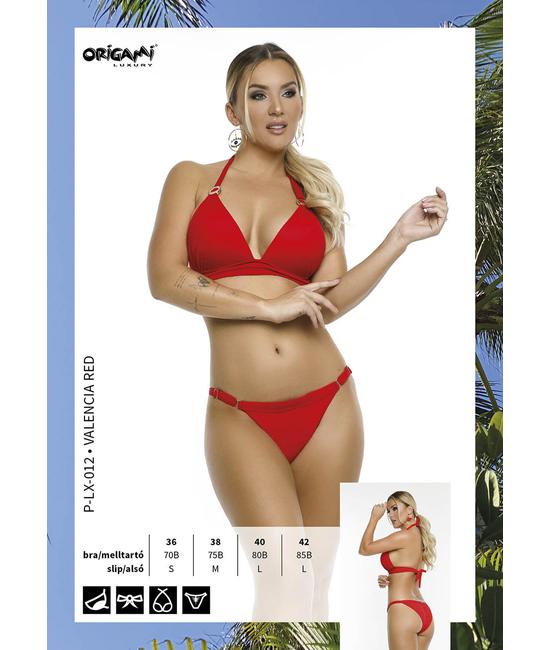 ORIGAMI BIKINI P-LX-012 Valencia Red ORIGAMI BIKINI P-LX-012 Valencia Red