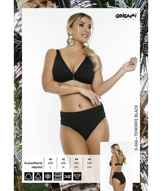 ORIGAMI BIKINI TENERIFE BLACK D-066 ORIGAMI BIKINI TENERIFE BLACK D-066
