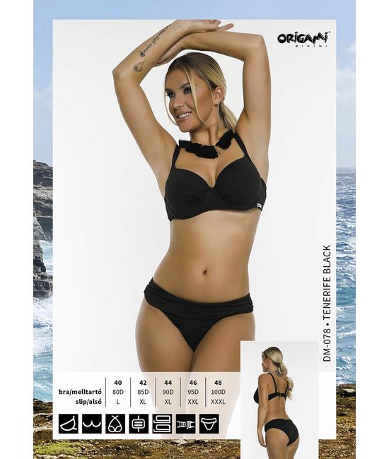 ORIGAMI BIKINI Tenerife Black DM-078 ORIGAMI BIKINI Tenerife Black DM-078