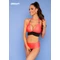 Texas Neon Coral PD-257 Origami Bikini - 40/L-80D