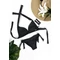 Queen Black Lurex PC-LX-LTD-401 Origami Bikini - 38/M-75C 