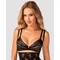 ARIENNA Black merevítős szexi melltartó - M/L