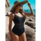 MONTE CARLO Fashion 7 Black Luxury egyrészes fürdőruha - 40/L-80C *