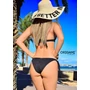 Kép 2/7 - Tenerife Glossy Black P-LX-601 Origami Bikini