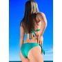 Kép 6/8 - Tenerife Glossy Green P-LX-602 Origami Bikini 
