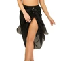 Kép 2/2 - PAREO 17 Black Luxury pareo strandruha