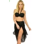 Kép 1/2 - PAREO 17 Black Luxury pareo strandruha