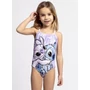 Kép 1/4 - DISNEY Lilo és Stitch love lila gyerek fürdőruha