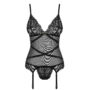 Kép 6/7 - BONDEA Black fehérnemű, szexi corset+tanga