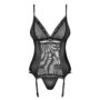 Kép 6/7 - 868 BLACK fehérnemű, szexi corset+tanga