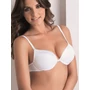 Kép 1/5 - COTONELLA Mervítős szivacskosaras melltartó - FEHÉR