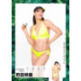 Kép 1/4 - Fluo Yellow PC-LTD-180 Origami Bikini