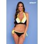 Kép 1/4 - Texas Neon Yellow PC-214 Origami Bikini 