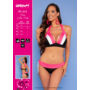 Kép 3/4 - Texas Neon Pink PC-215 Origami Bikini 