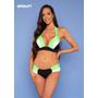 Kép 1/4 - Texas Neon Green PC-219 Origami Bikini 