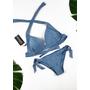 Kép 3/4 - Rio Steel-Blue PC-LTD-192 Origami Bikini 