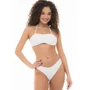 Kép 1/10 - POPPY Iris STRUKTÚRÁLT FEHÉR bikini