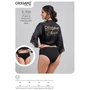 Kép 3/5 - Fekete hasszorítós alsó X-570 Origami Bikini